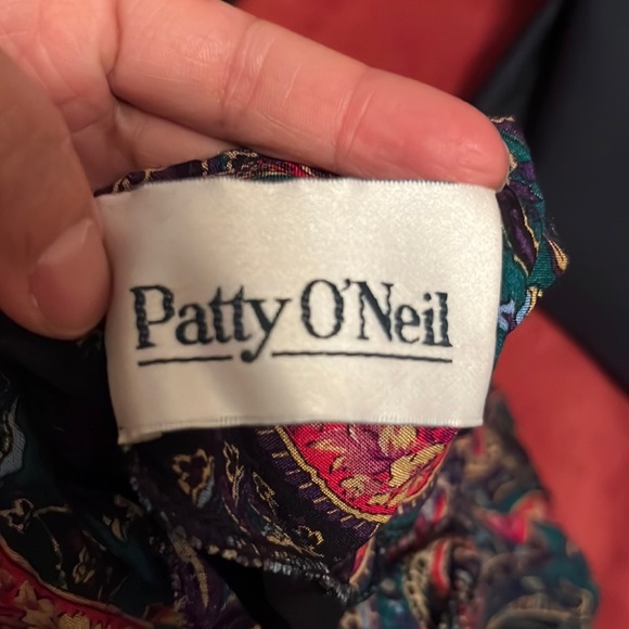 Vintage 80s Paisley Print Dress - Picture 13 of 14